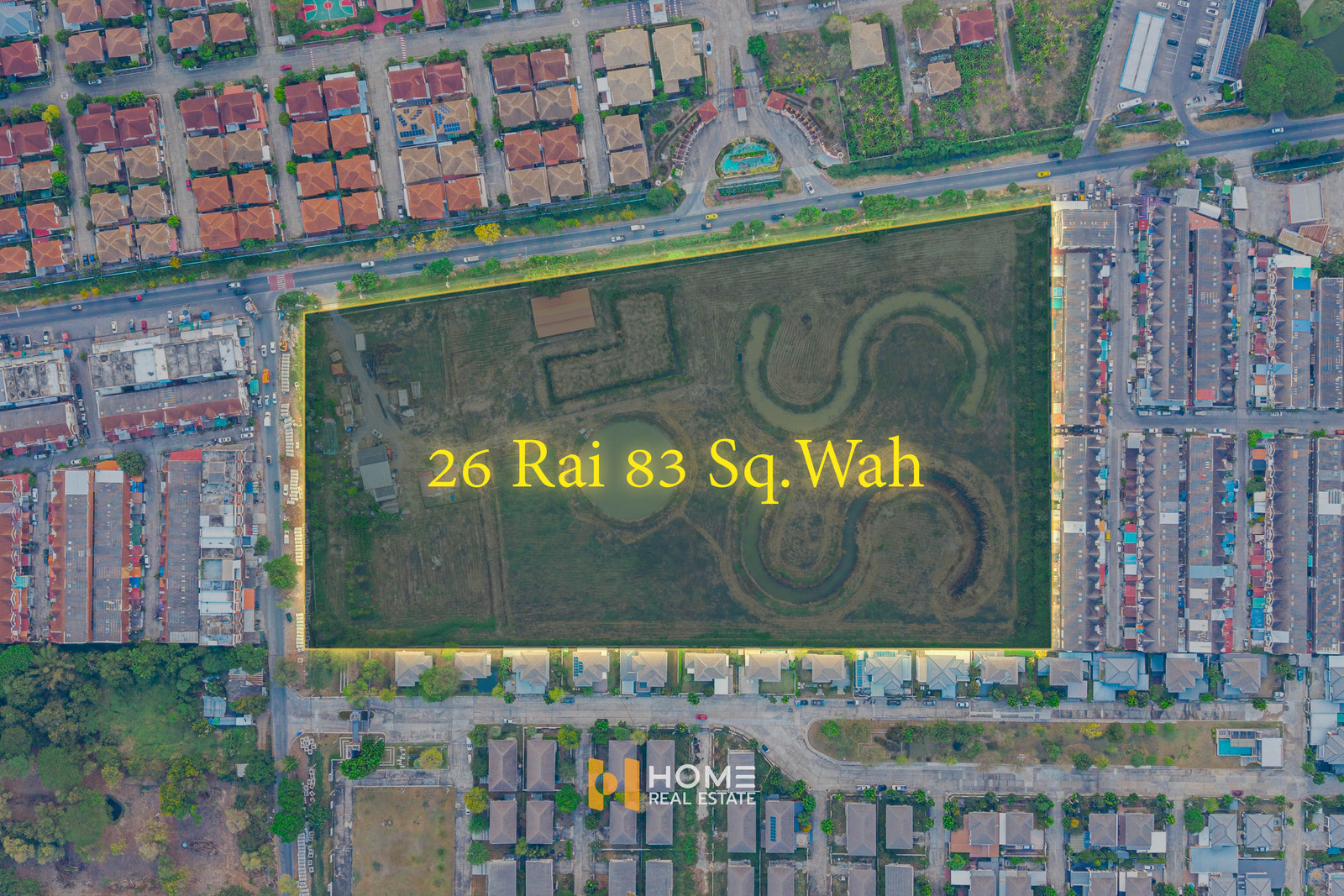 ผืนใหญ่ 26 ไร่ ติดถนนพระยาสุเรนทร์ 🔥 ที่ดิน พระยาสุเรนทร์ / (ขาย), Land Phraya Surendra / (FOR SALE) AA608