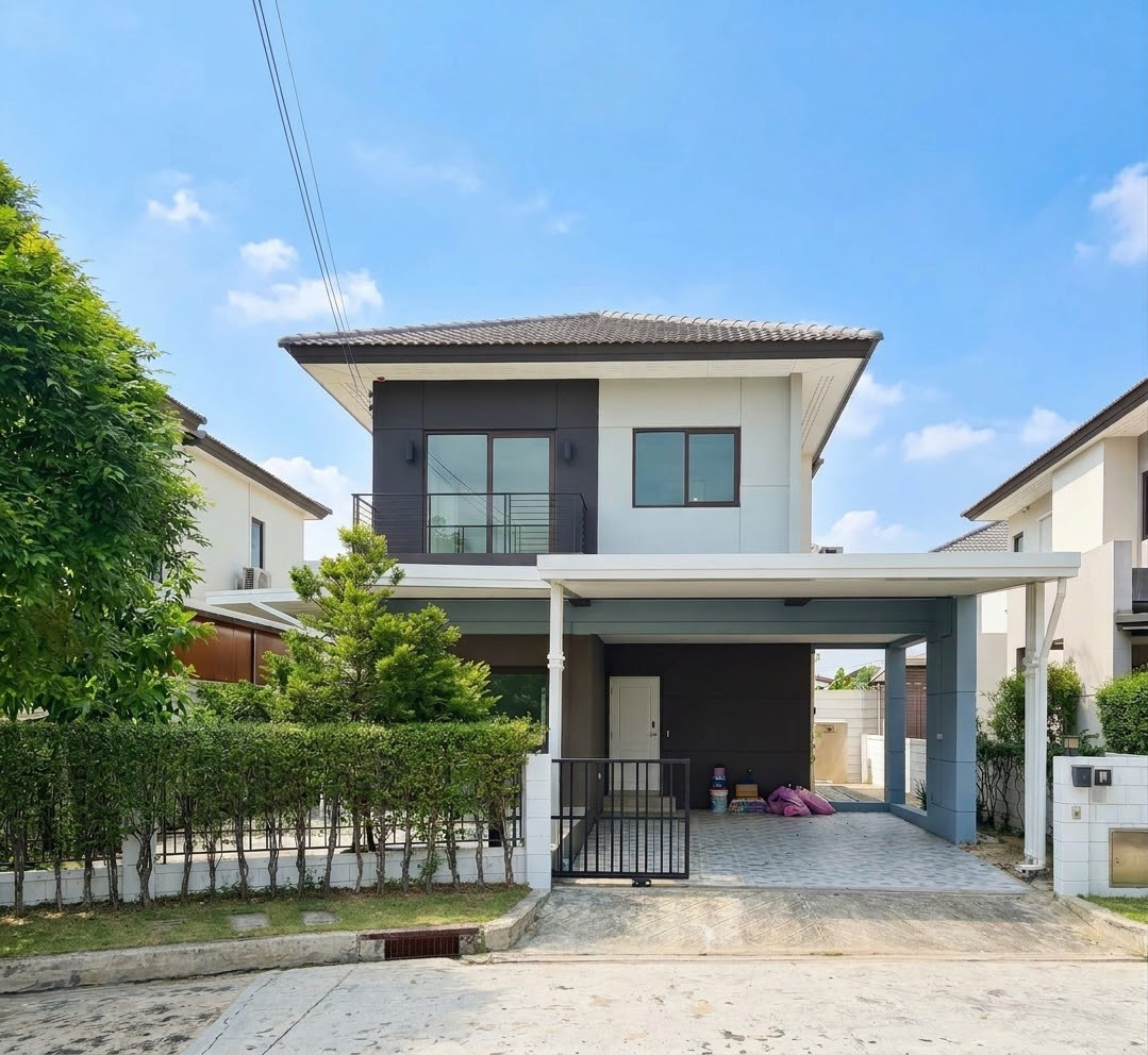 ต้นโครงการ วิวสวน หน้าบ้านไม่ชนใคร 🏡 เซนโทร ราชพฤกษ์ - สวนผัก / 4 ห้องนอน (ขาย), Centro Ratchapruek - Suanpak / 4 Bedrooms (FOR SALE) BALL503